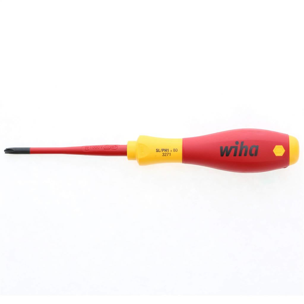 Wiha 30746 #1 x 80 mm Insulated SlimLine Xeno Driver