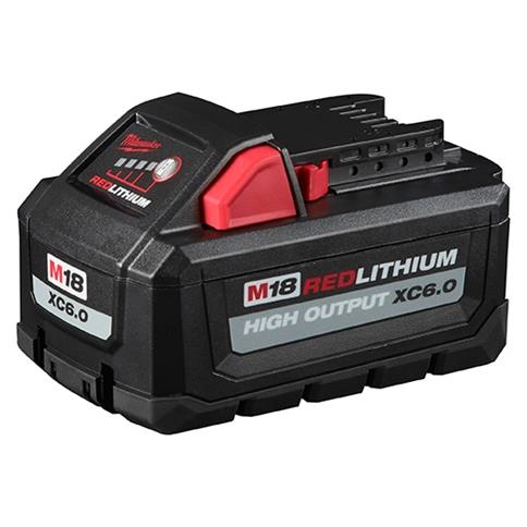 Milwaukee 48-11-1865 M18 REDLITHIUM High Output Battery XC6.0