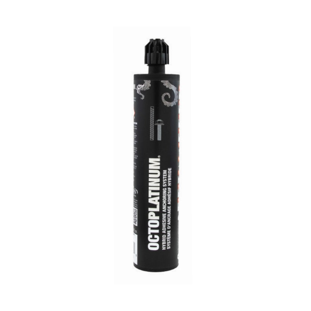 OCTOPLATINUM 280-mL/9.5 oz. Hybrid Adhesive Anchoring System Quik-Shot Single Cartridge