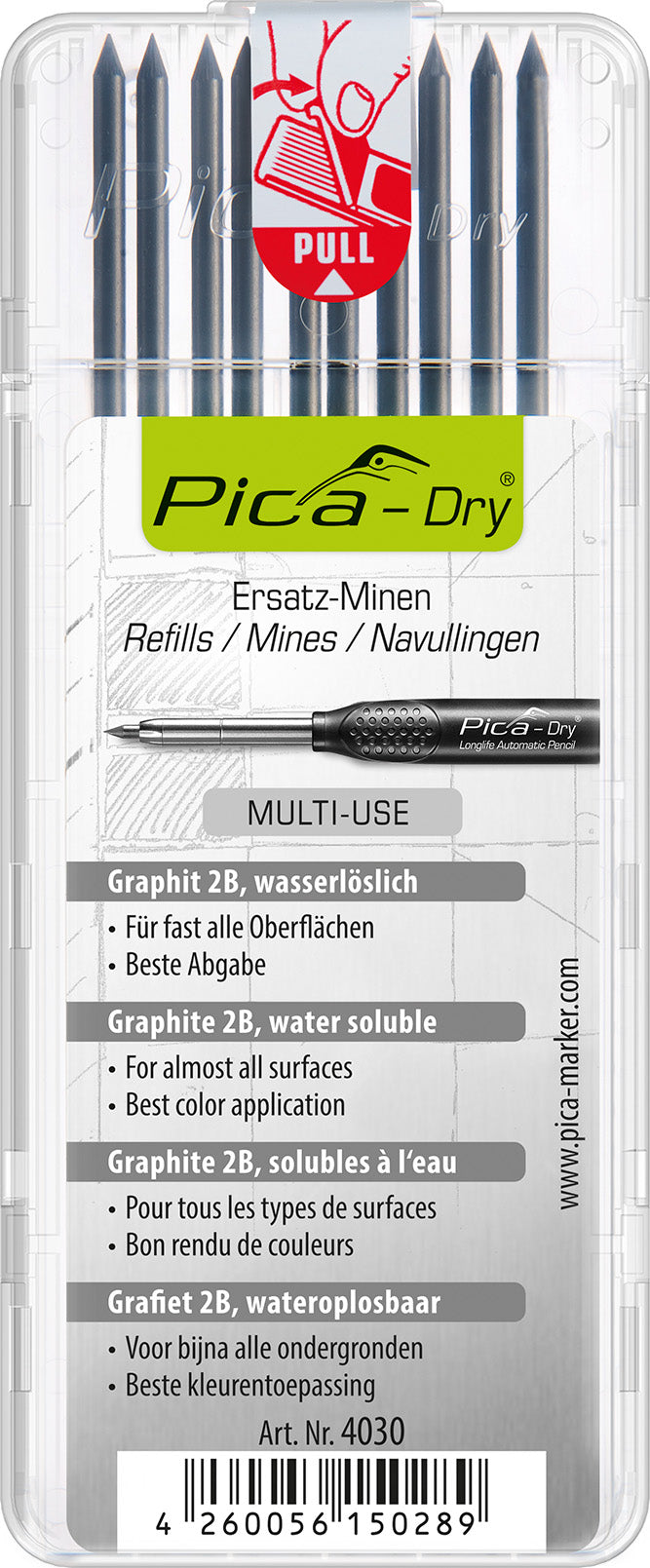 PICA Dry Graphite Refill (8-Piece)