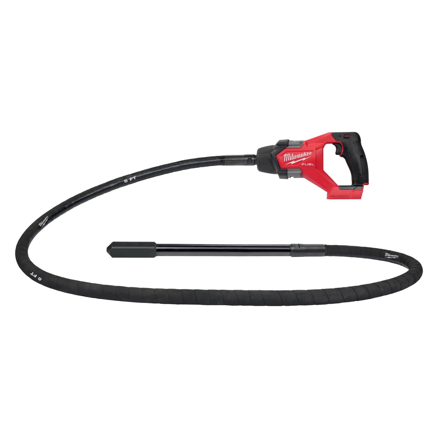 Milwaukee 2911-20 M18 FUEL 18-Volt 8 ft. Cordless Brushless Concrete Pencil Vibrator (Tool-Only)
