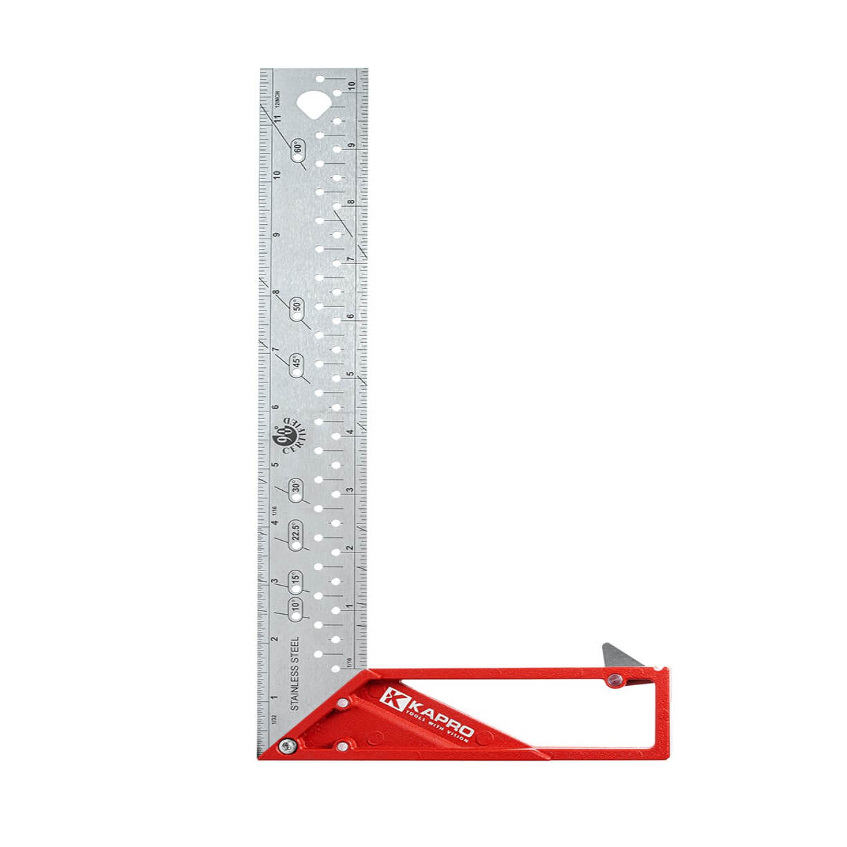 Kapro 353-12 LEDGE-IT 12 in. Stainless Steel Blade Try-Mitre Square