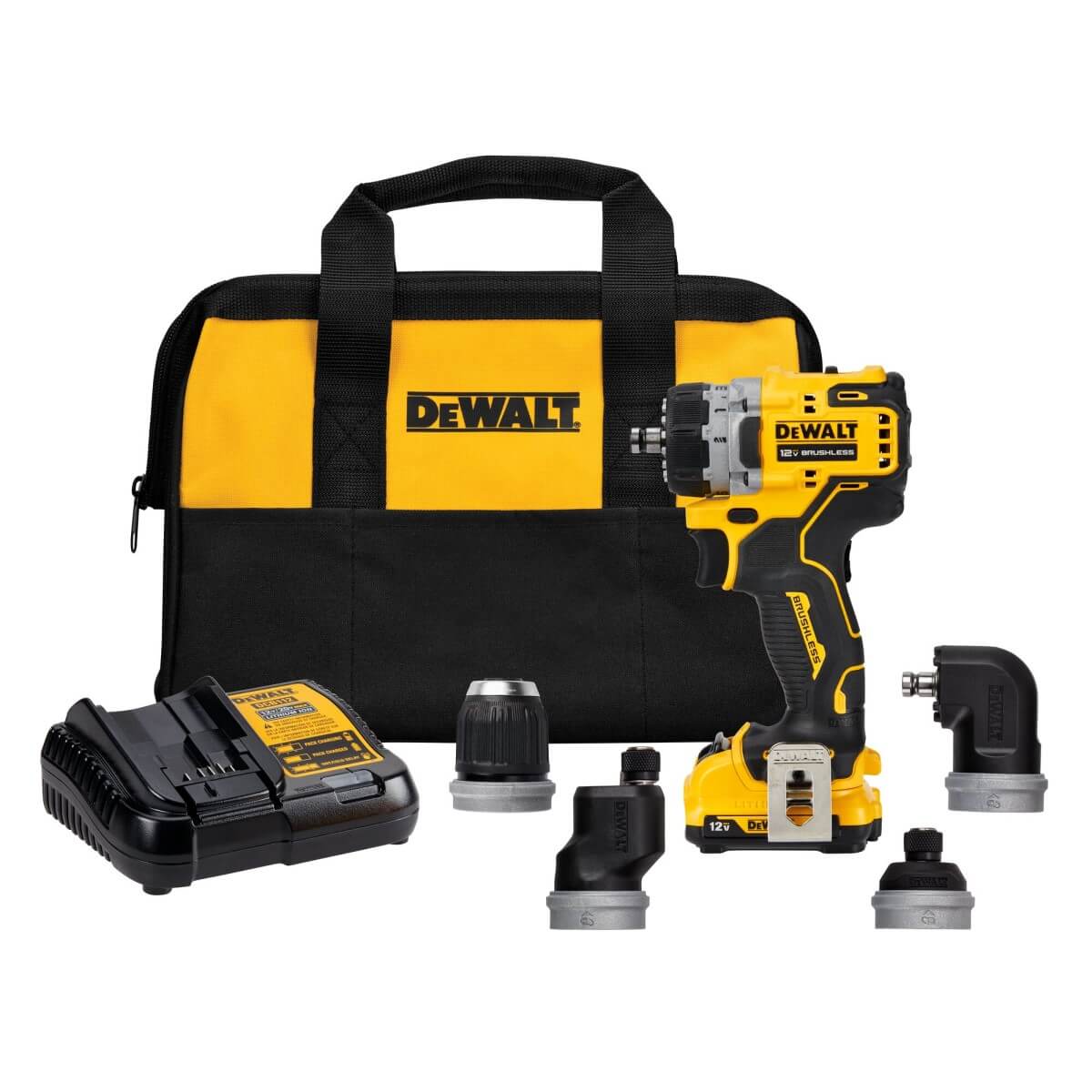 DeWalt DCD703F1 XTREME 12-Volt MAX Lithium-Ion Brushless Cordless 5-in-1 Drill/Driver Kit