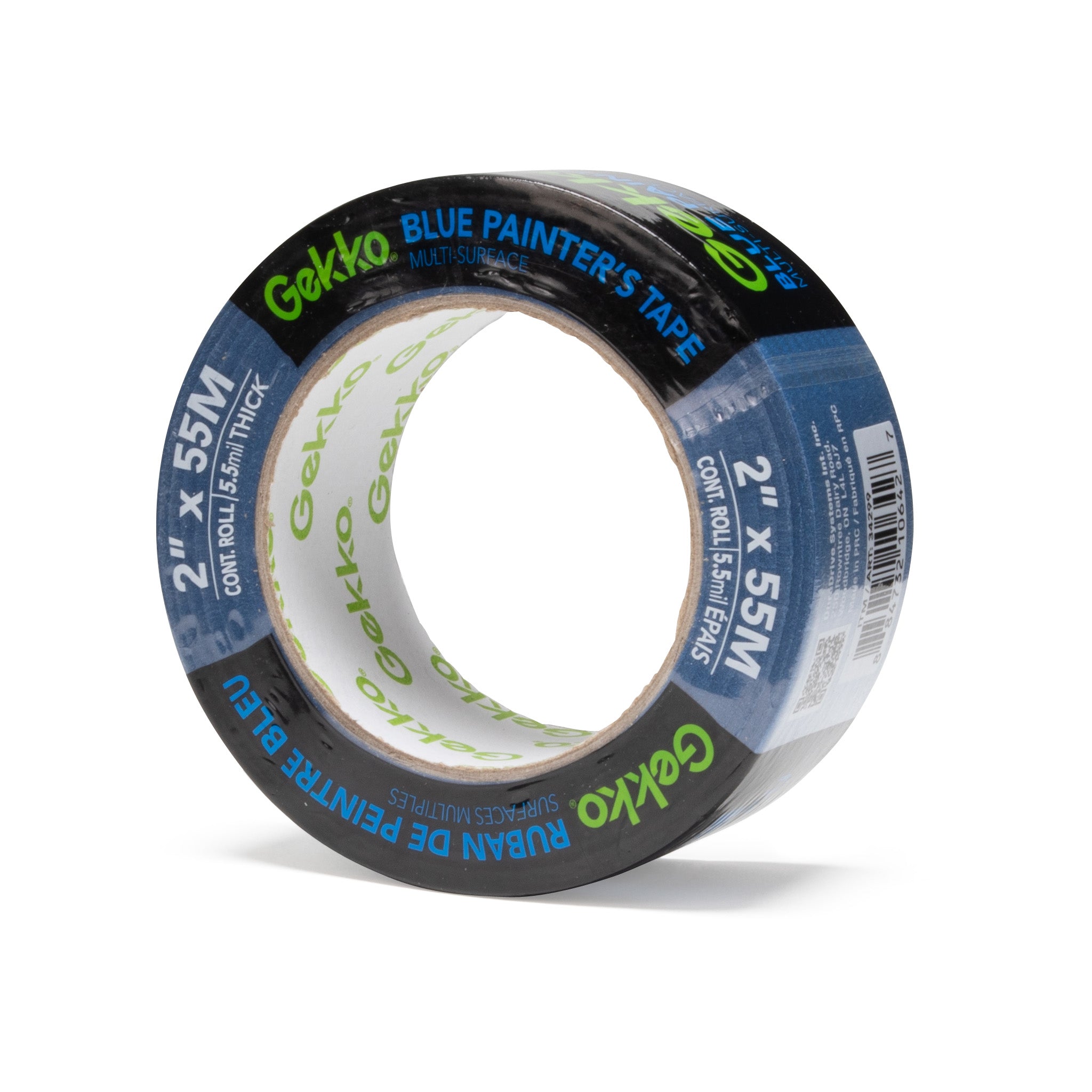 Gekko 2 in. x 55m Blue Masking Tape