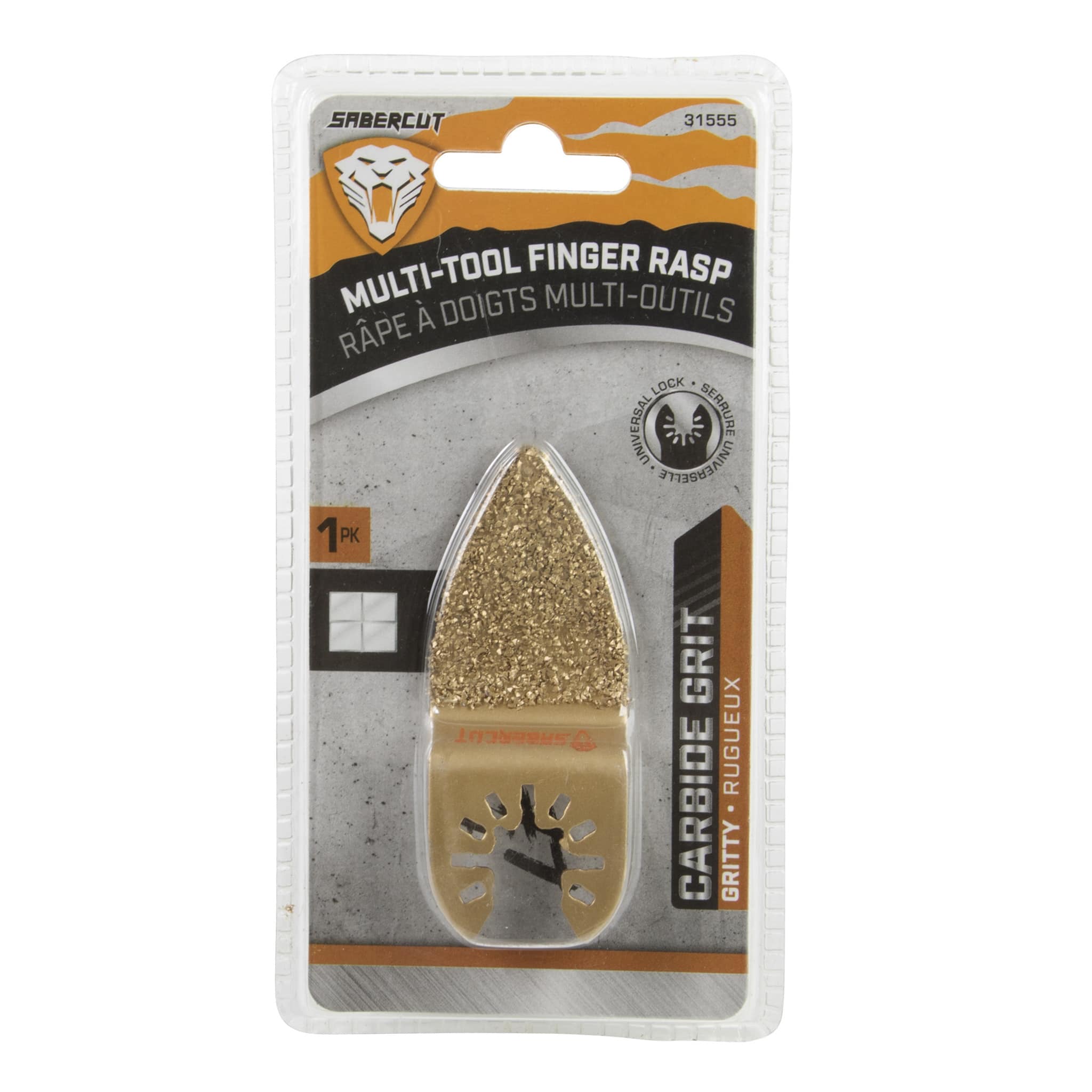 Sabercut Multi-Tool Carbide Grit Mortar Finger Rasp
