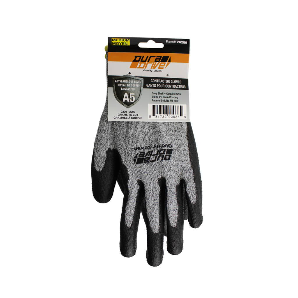 black pu gloves