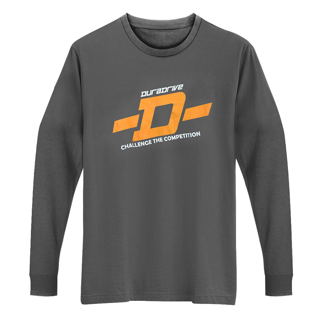 DuraDrive Men's Grey Long Sleeve T-Shirt