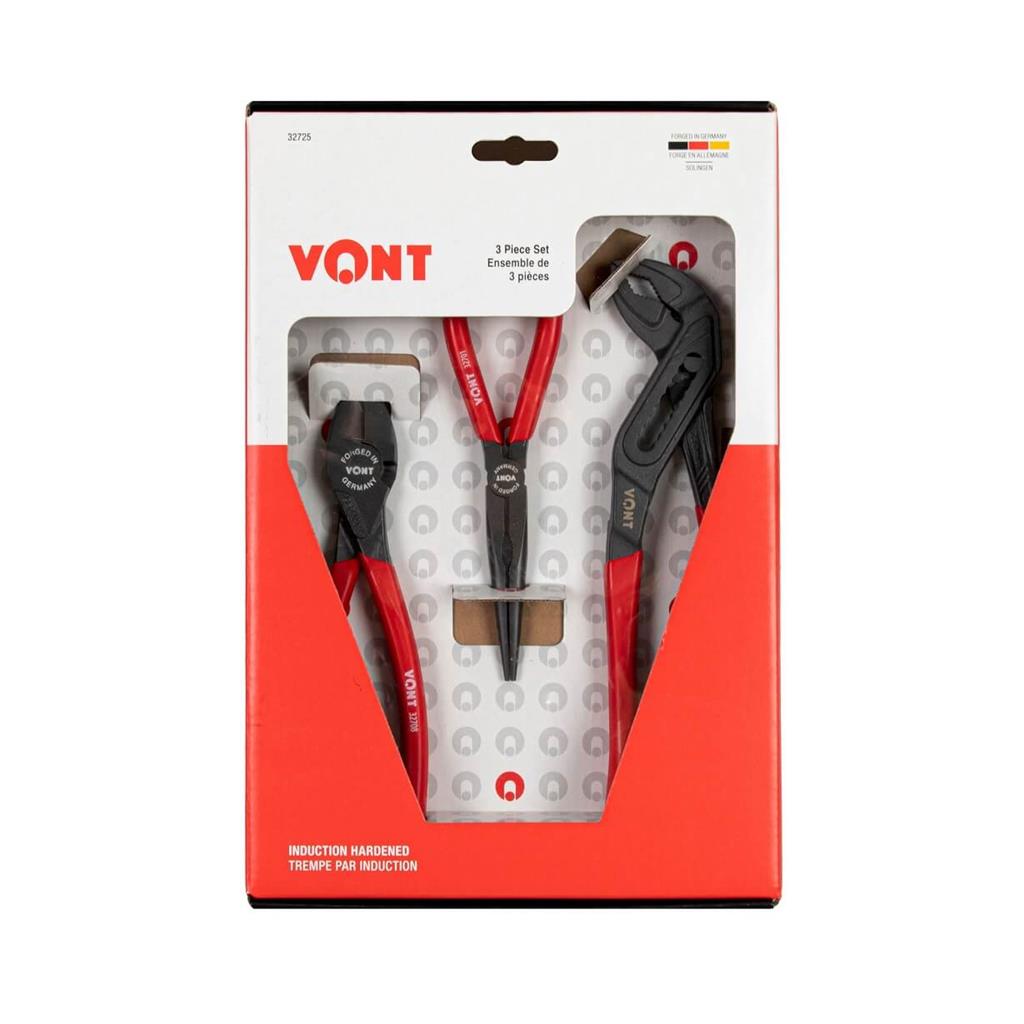 VONT High Leverage Plier and cutter 3-piece Set