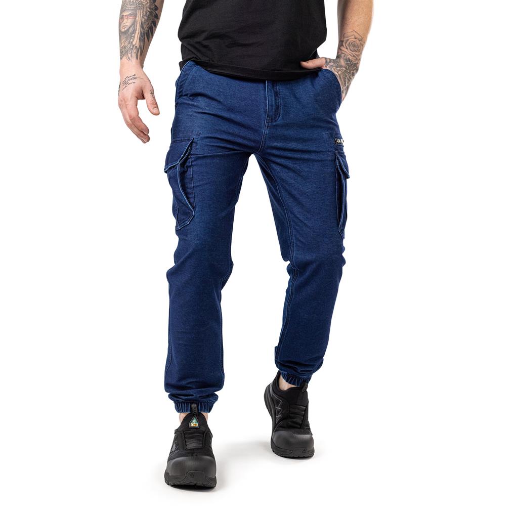 DuraDrive TRAVELLER cargo joggers with FLEX PRO elastic waistband and super stretchy comfort fabric. 