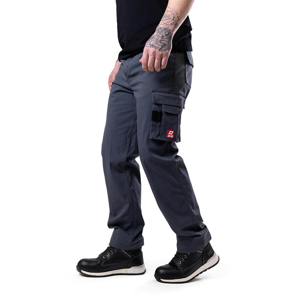 DuraDrive CONCRETE ripstop cargo pants with FLEX PRO elastic waistband 