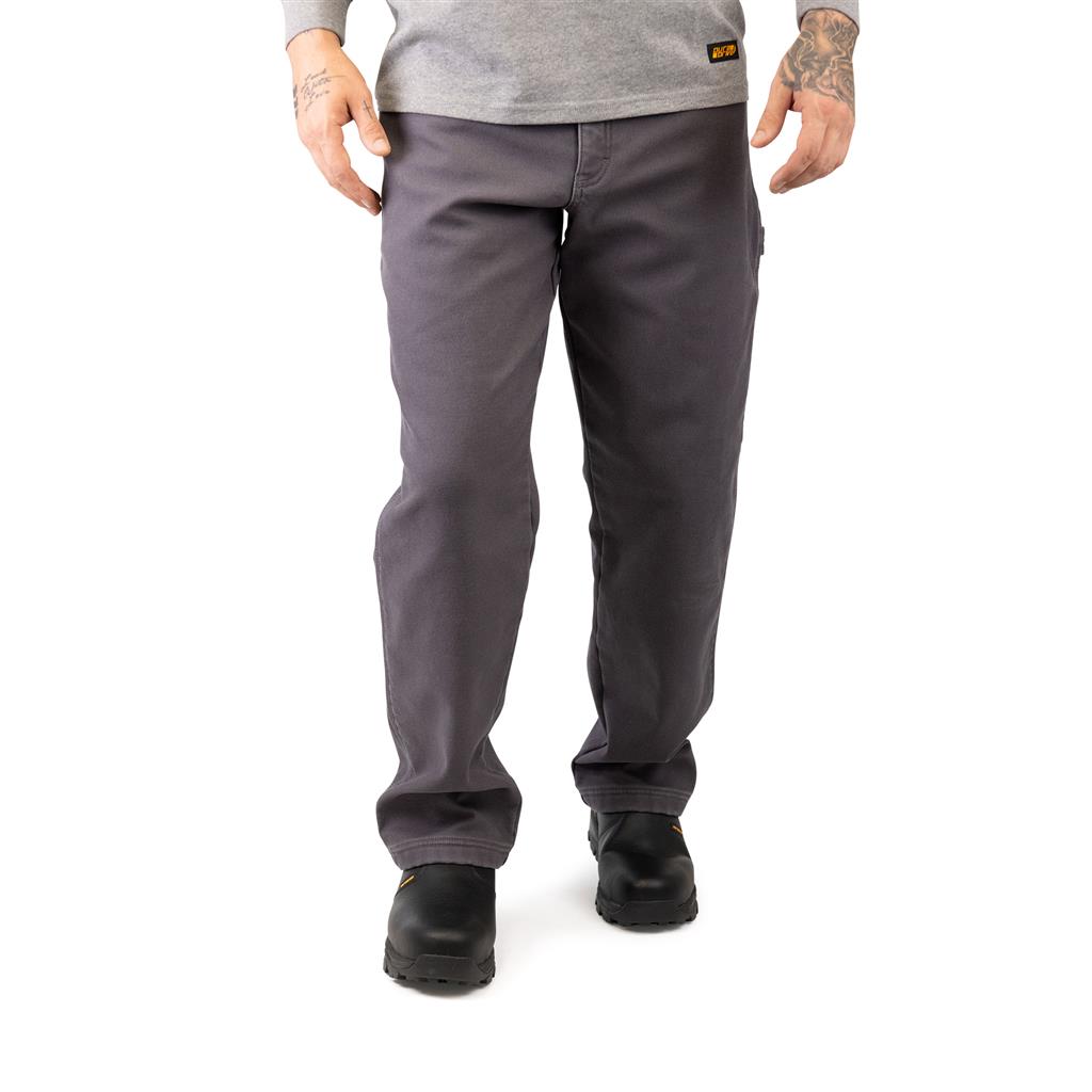 DuraDrive CARPENTER'S Duck Canvas Thermal Work Pants With Fleece Inside