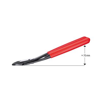 Knipex 74 21 200 SBA 8 in. High-Leverage 12-Degree Angled Diagonal Side Cutting Pliers