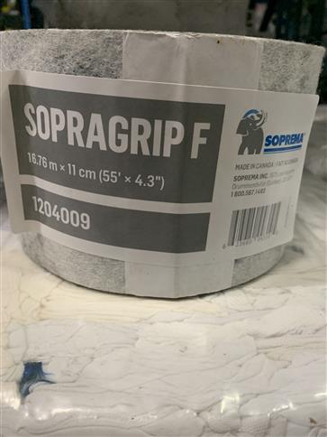 SOPRAGRIP F 4.3” X 55’  Self-Adhesive Waterproof Membrane