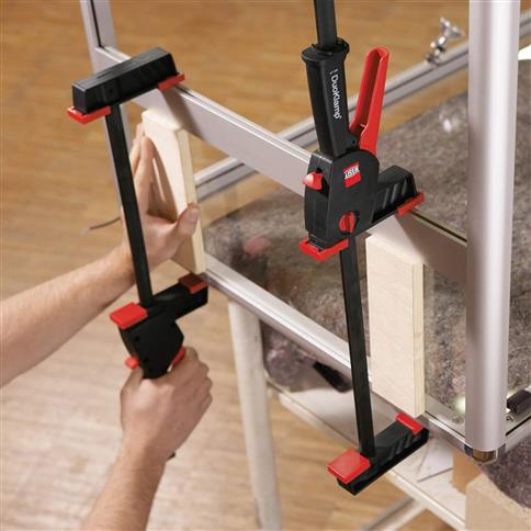 Bessey DUO65-8 24 in. x 3-1/4 in. 260 lb. Clamping Force DuoKlamp Large Surface One Handed Clamp