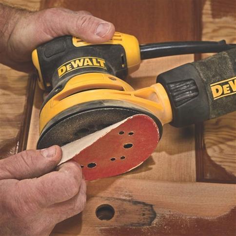 DEWALT DWE6421 3-Amp 5 in. Corded Single Speed Random Orbit Sander with Hook & Loop Pad