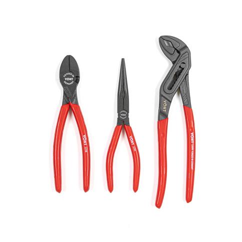 Wiha 32968 Insulated Pliers and Cutters Set (3-Piece)