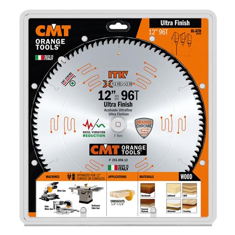 CMT 255.096.12 ITK WOOD SAW BLADE 12" X 96T