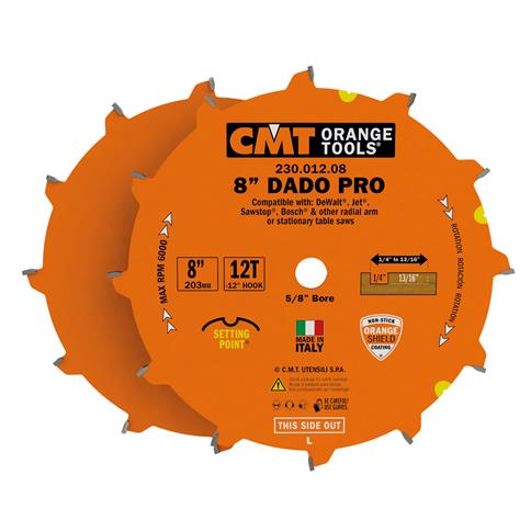 CMT 230.012.08 DADO PRO 8" X 12T