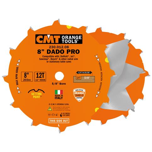 CMT 230.012.08 DADO PRO 8" X 12T