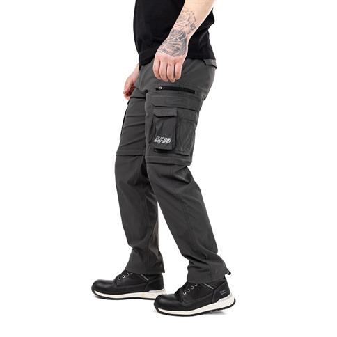 DuraDrive ELEVATE convertible cargo pants with FLEX PRO elastic waistband and zip-off leg panels.