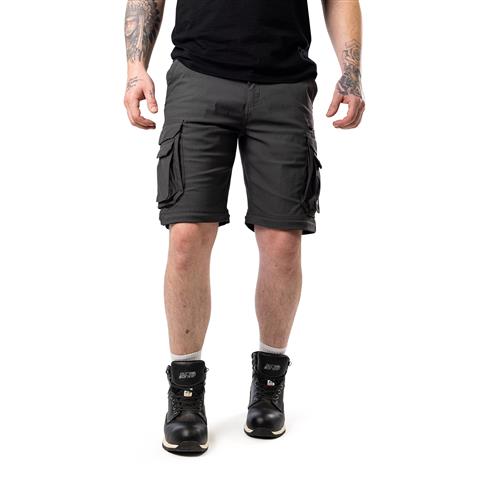 DuraDrive ELEVATE convertible cargo pants with FLEX PRO elastic waistband and zip-off leg panels.