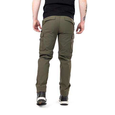 DuraDrive ELEVATE convertible cargo pants with FLEX PRO elastic waistband and zip-off leg panels.