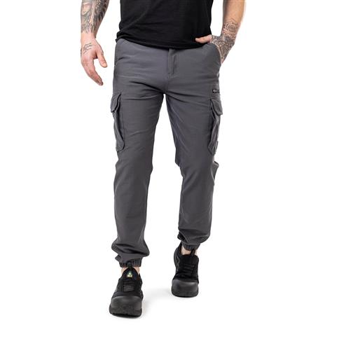 DuraDrive TRAVELLER cargo joggers with FLEX PRO elastic waistband and super stretchy comfort fabric. 