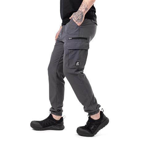 DuraDrive TRAVELLER cargo joggers with FLEX PRO elastic waistband and super stretchy comfort fabric. 