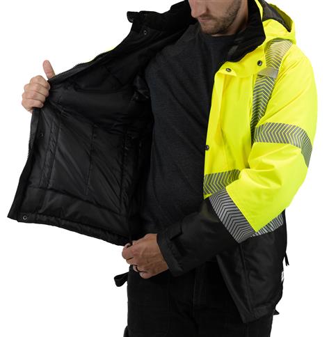 DuraDrive HI-VIS Ripstop Insulated Water Resistant Parka 