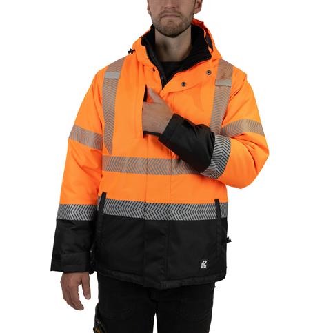 DuraDrive HI-VIS Ripstop Insulated Water Resistant Parka 