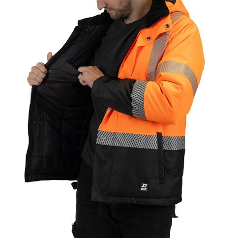 DuraDrive HI-VIS Ripstop Insulated Water Resistant Parka 