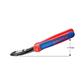 Knipex 74 22 200 SBA 8 in. High-Leverage 12-Degree Angled Diagonal Side Cutting Pliers