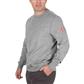 DuraDrive Red Label Men's UTOPIA Grey Heather Crew Neck 4-Way Stretch T-shirt