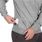 DuraDrive Red Label Men's UTOPIA Grey Heather Crew Neck 4-Way Stretch T-shirt