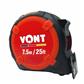 VONT Compact 7.5 m/25ft. Tape Measure